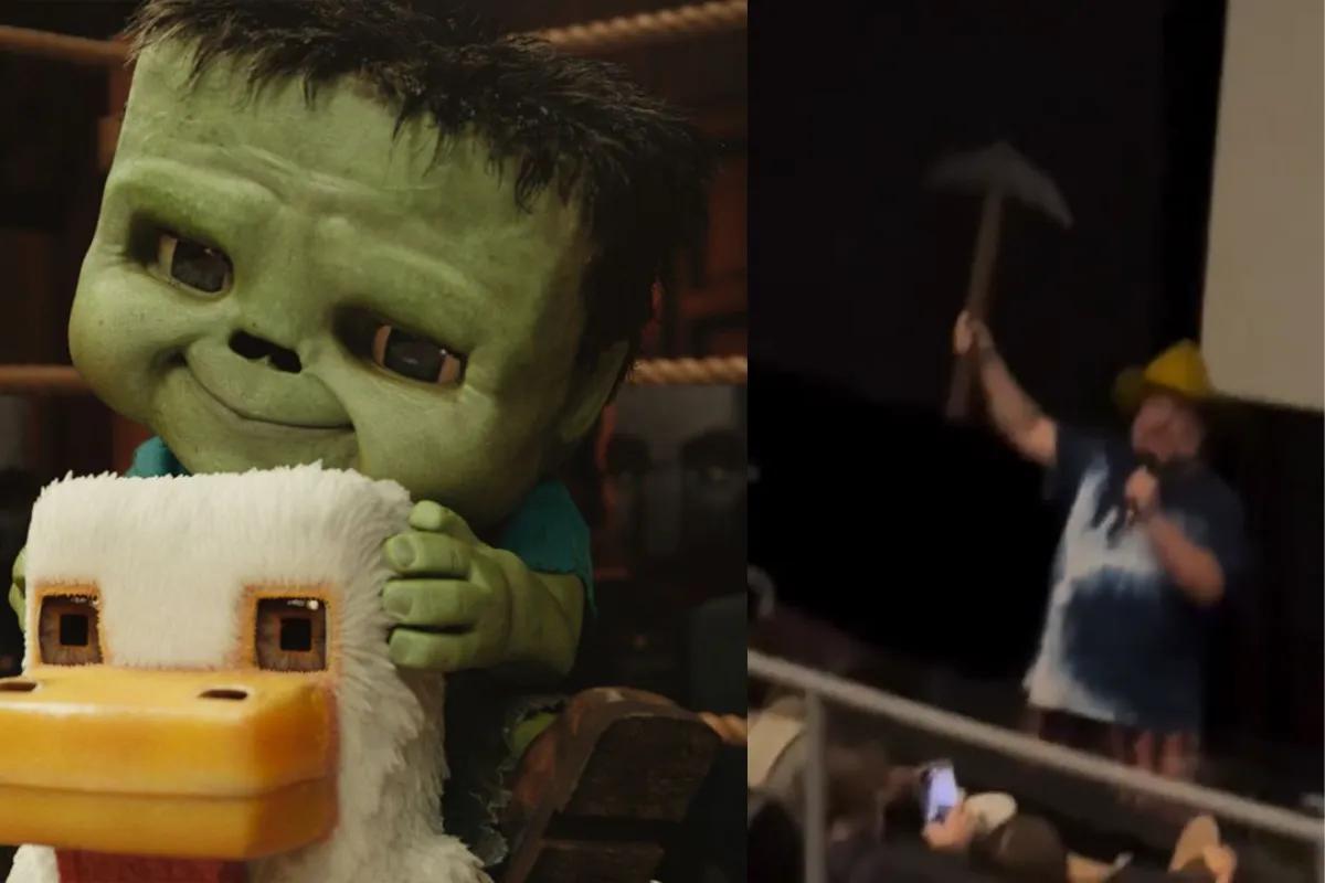 Kinoer slår ned på Minecraft Movie-kaos etter viral Chicken Jockey-trend