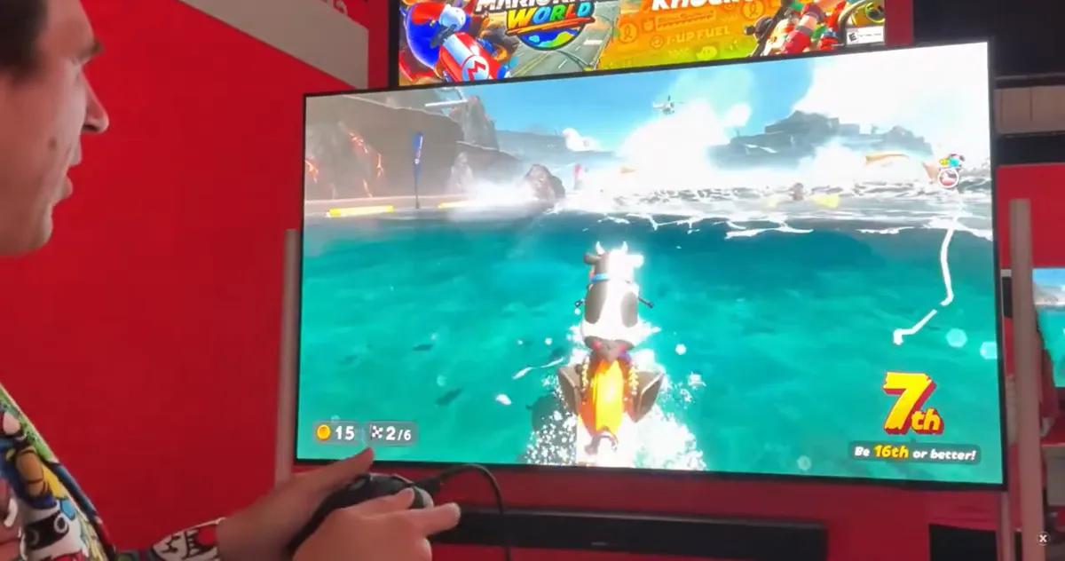 Mario Kart World tidlig i gang: Gigantiske båter, vannfysikk og Nintendos Open-World-satsing