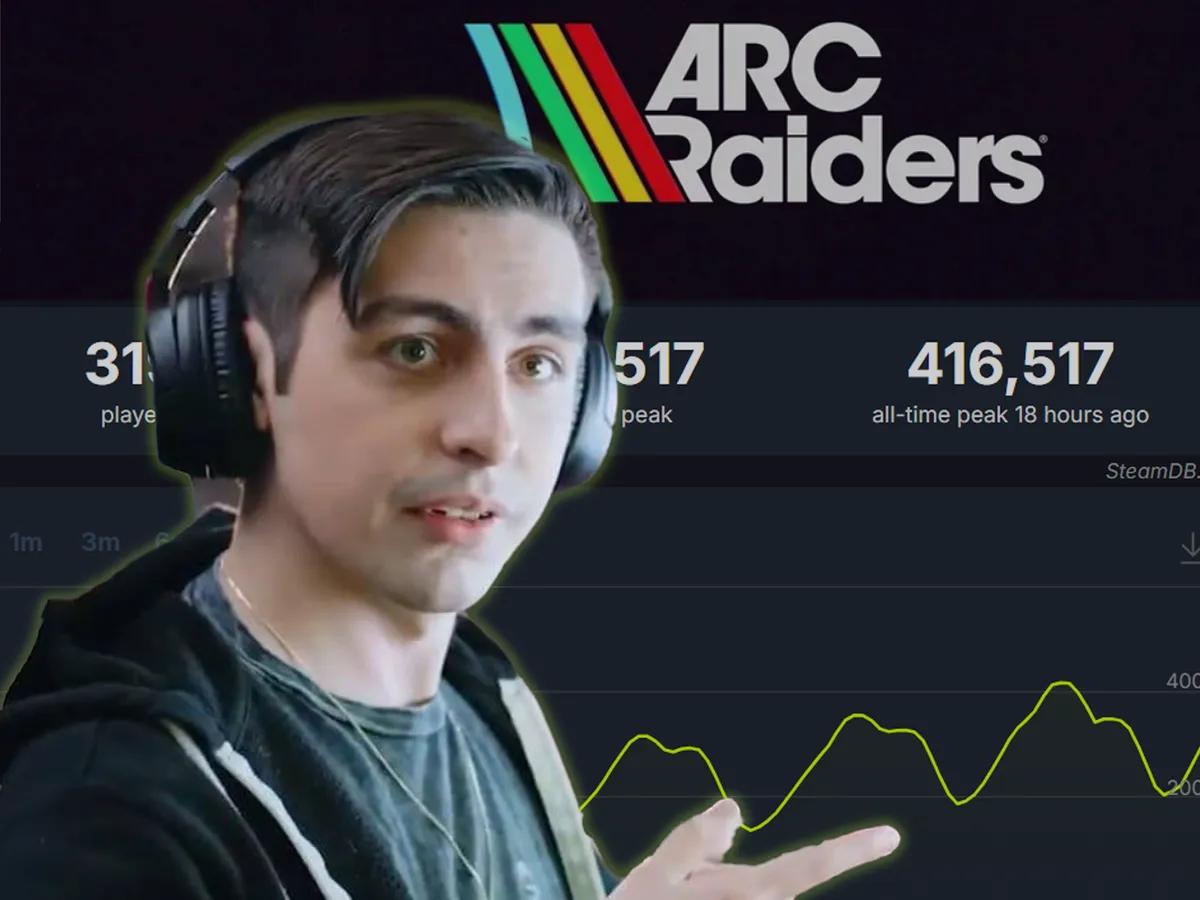 Shroud samler fansen til å stemme Arc Raiders GOTY, og det når 416 517 spillere All-Time Peak