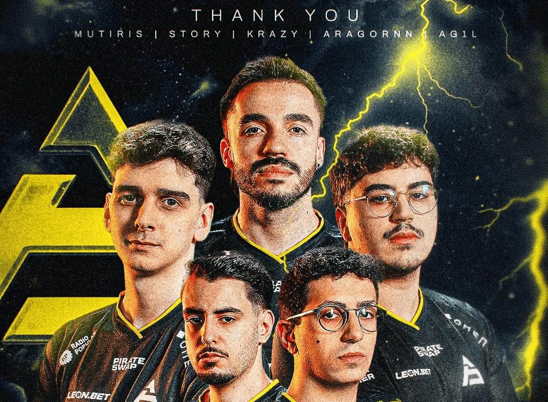 SAW selger CS2-listen sin: MUTiRiS, aragornN og krazy blir med i BC.Game Esports