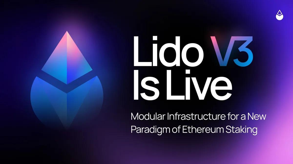 Lido lanserer V3 på Ethereum Mainnet