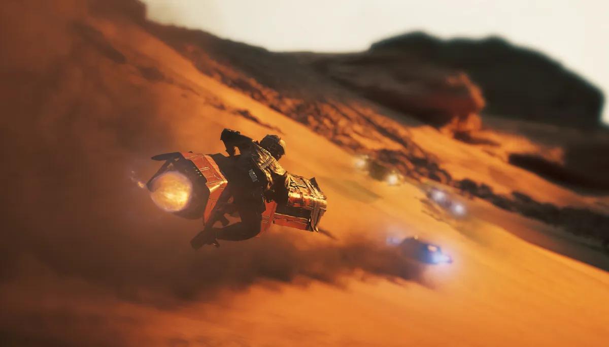 Star Wars: Galactic Racer har omfattende tilpasning ved siden av podracing