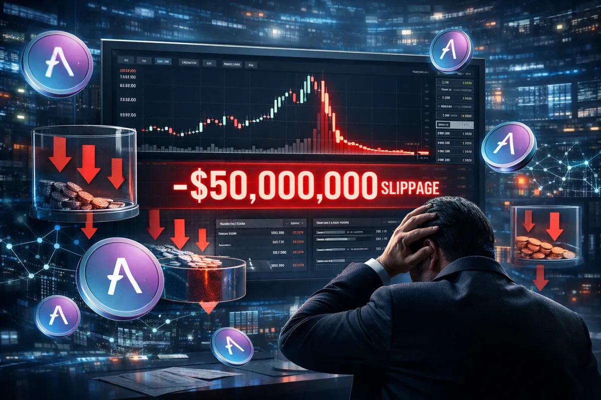 Minus $ 50 millioner i ett klikk: Whale taper en formue på $ AAAVE-kjøp på grunn av ekstrem glidning