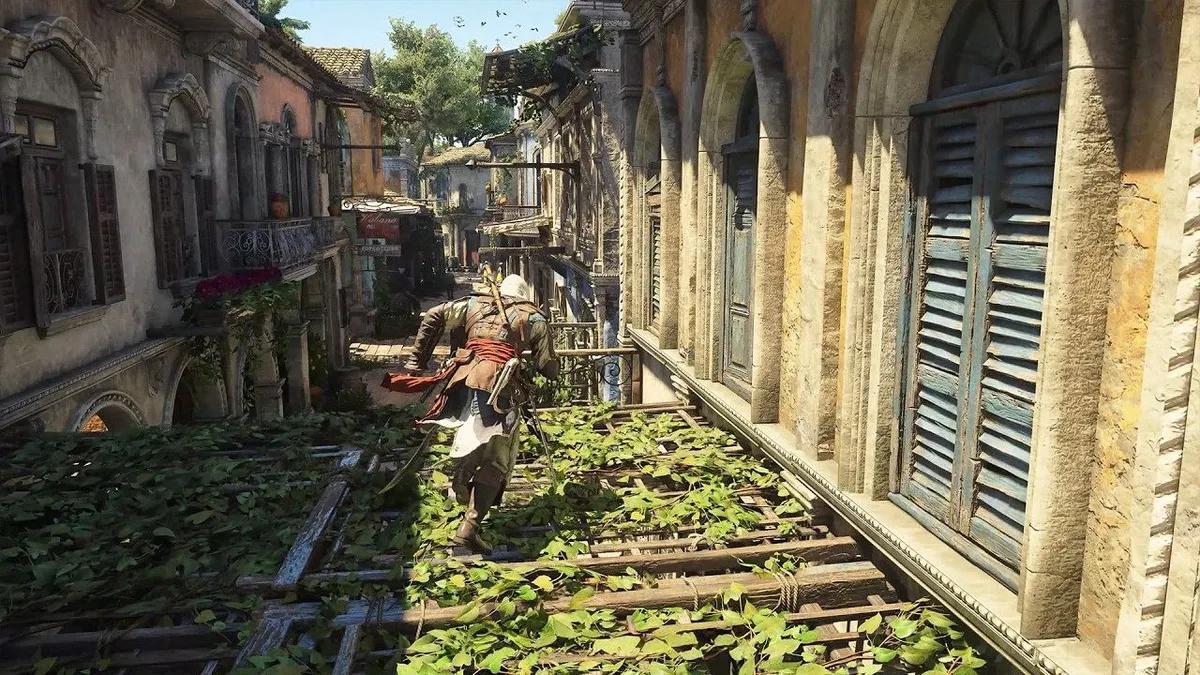 Parkour i Assassin's Creed Black Flag Resynced vil bli forbedret av de nyeste spillseriene