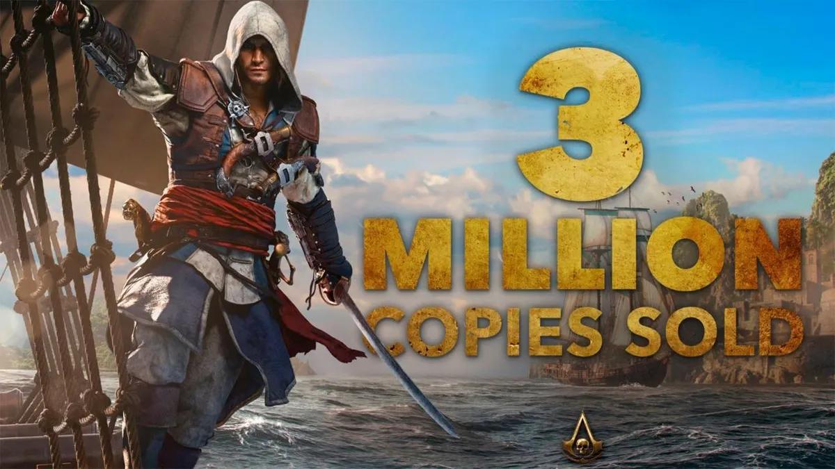 «Assassin’s Creed: Black Flag» i den nye versjonen har nådd enda en milepæl – 3 millioner solgte eksemplarer på verdensbasis