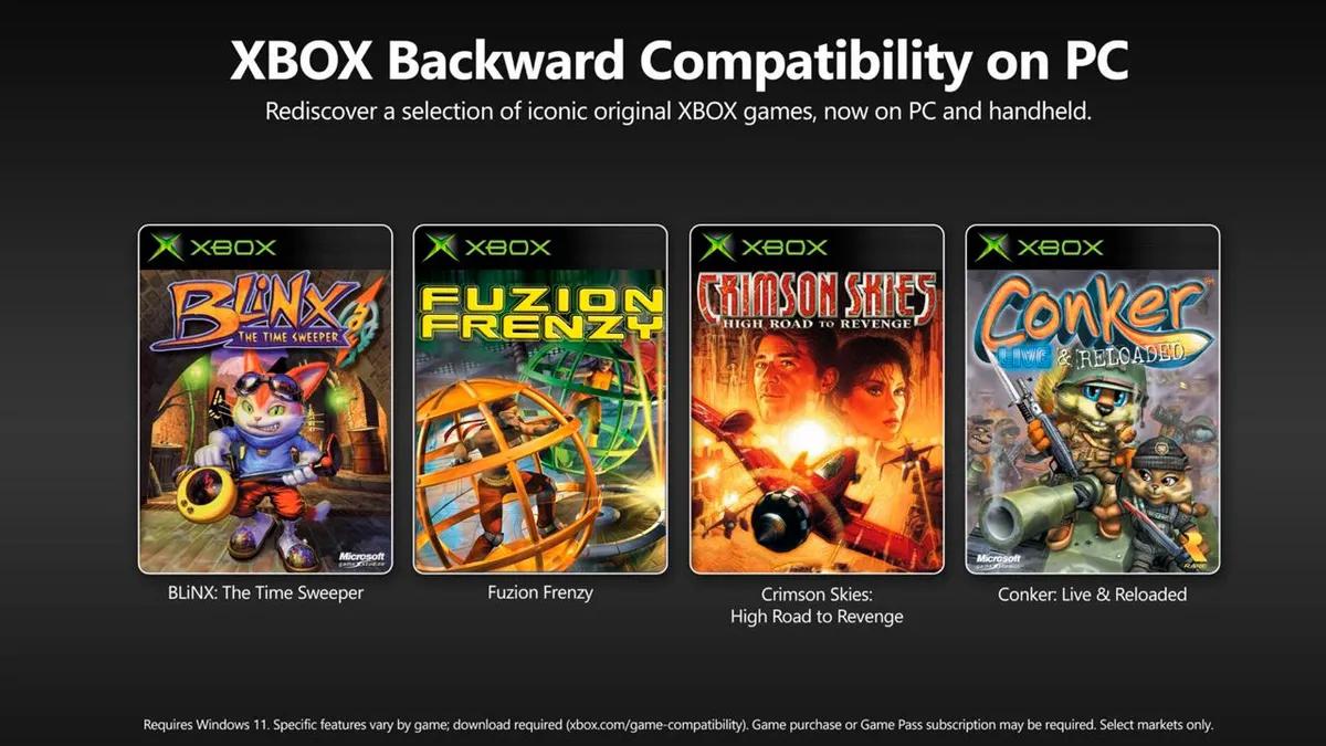 Xbox har kunngjort bakoverkompatibilitet på PC; fire spill er tilgjengelige foreløpig