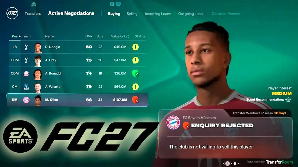 Electronic Arts avslørte nye detaljer og forbedringer i EA Sports FC 27 karrieremodus