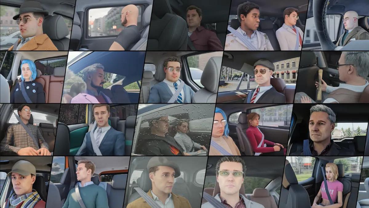 Saber legger til en AI-merknad i «Rideshare Stimulator» på Steam