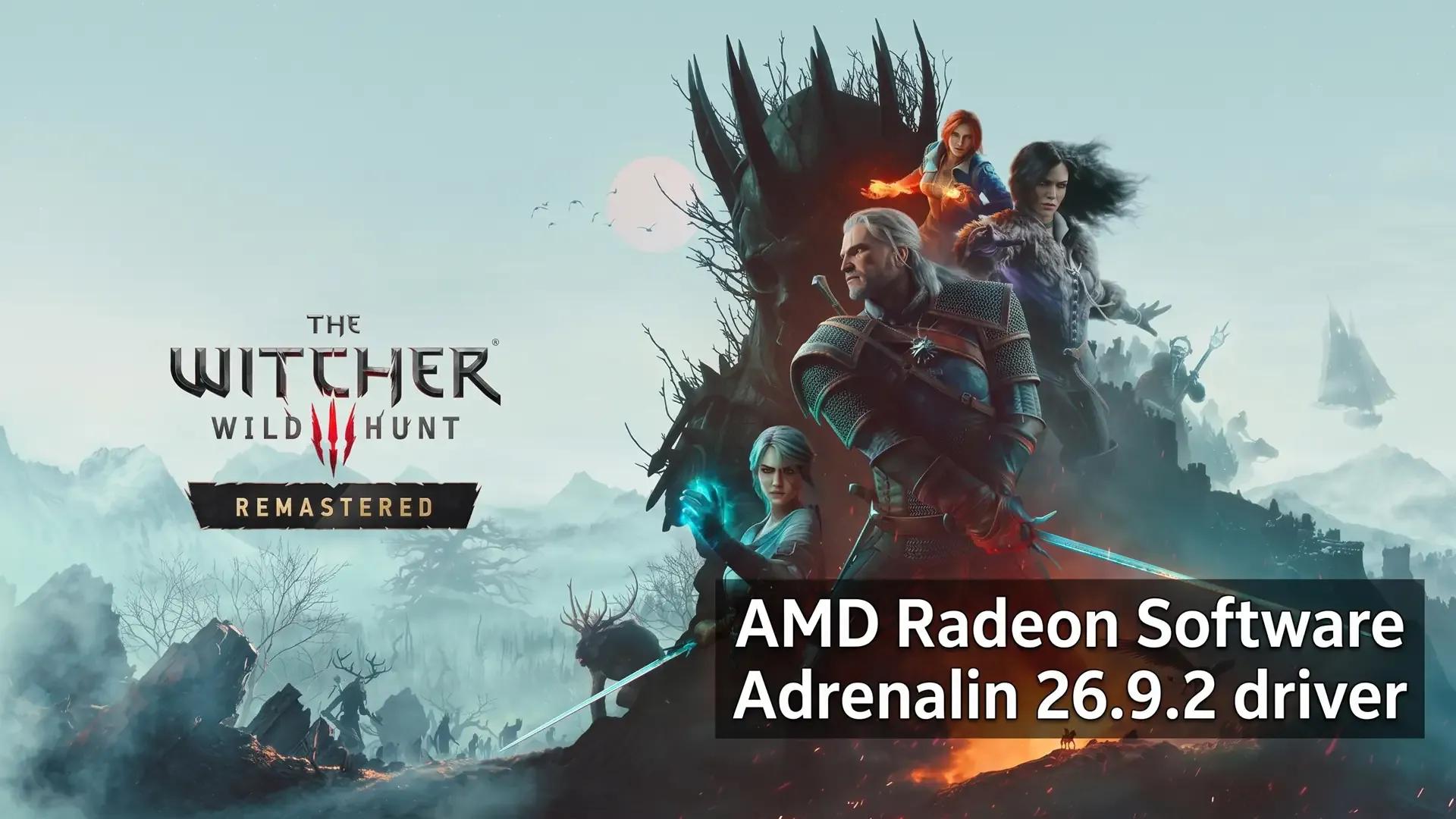AMD slipper driver for The Witcher 3 Remastered etter Radeon-problemer