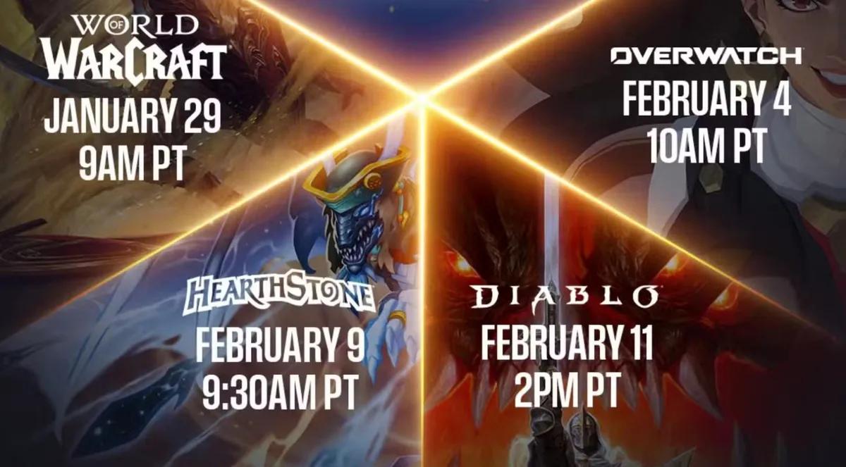 Blizzard kunngjorde The Next Chapter Showcases som starter denne uken