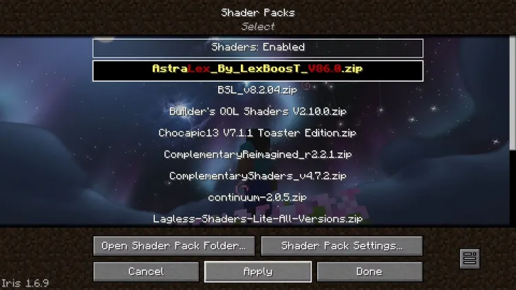 Enhance Your Minecraft Experience with Iris Shader Mod for Minecraft 1.20.2 1