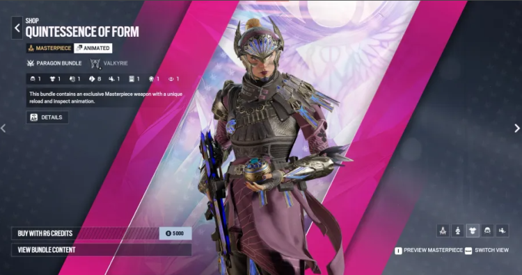 Valkyrie Paragon-pakken markerer det første mytiske settet i Rainbow Six Siege 1