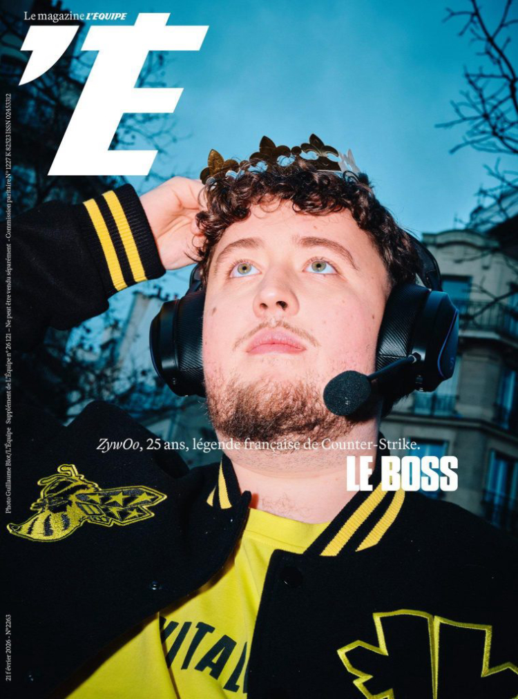 Mathieu “ZywOo” Herbaut Featured on L’Équipe Cover 1