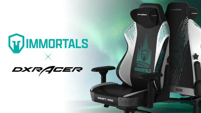 Immortals signerte en treårskontrakt med DXRacer. Photo 1