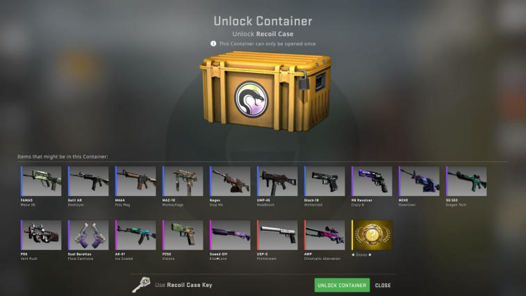 Valve har gitt ut et nytt etui for CS:GO kalt Recoil Case. Bilde 1