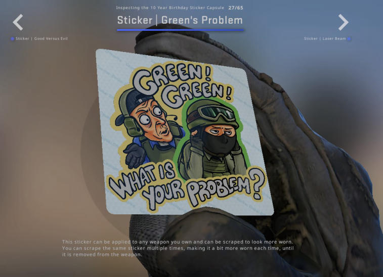 10 Years Birthday Sticker Capsule: Review of the Best CSGO Anniversary Stickers. Photo 7