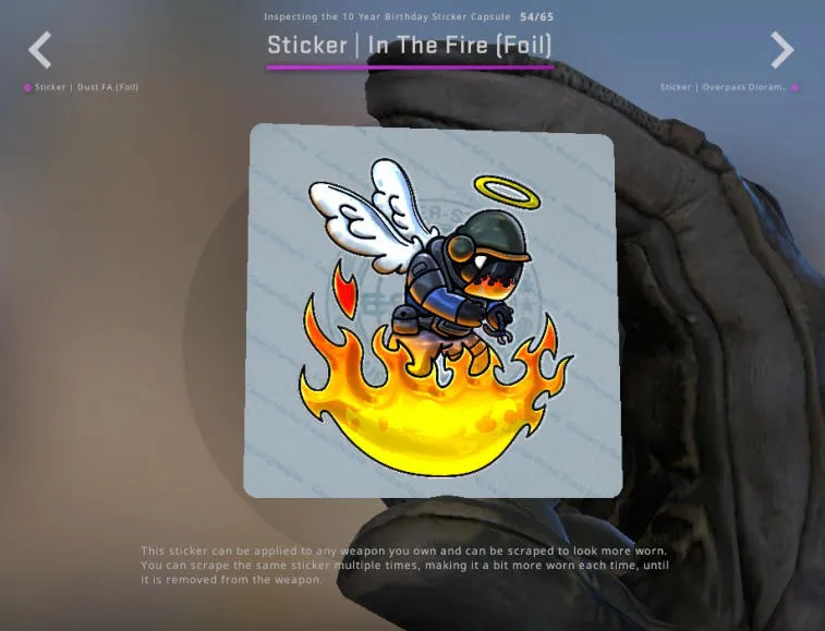 10 Years Birthday Sticker Capsule: Review of the Best CSGO Anniversary Stickers. Photo 13