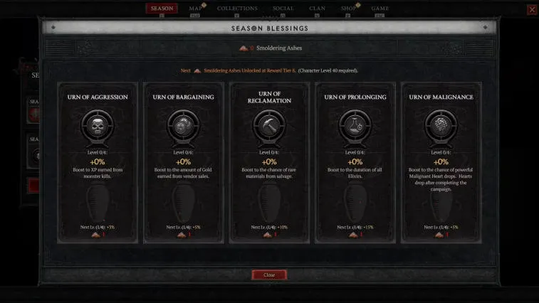 Unlock Powerful Seasonal Bonuses with Diablo 4 Season Blessings in Season 1!. Photo 1